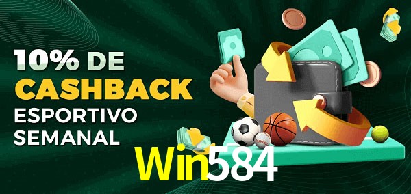 10% de bônus de cashback na Win584