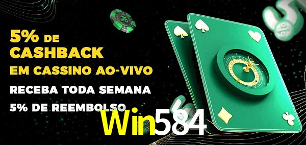 Promoções do cassino ao Vivo Win584